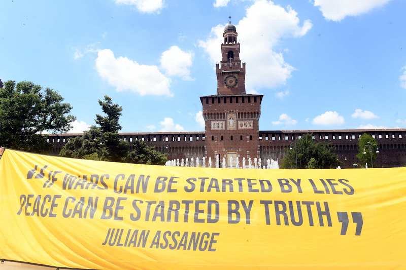 MANIFESTAZIONE FREE ASSANGE ImagoEconomica